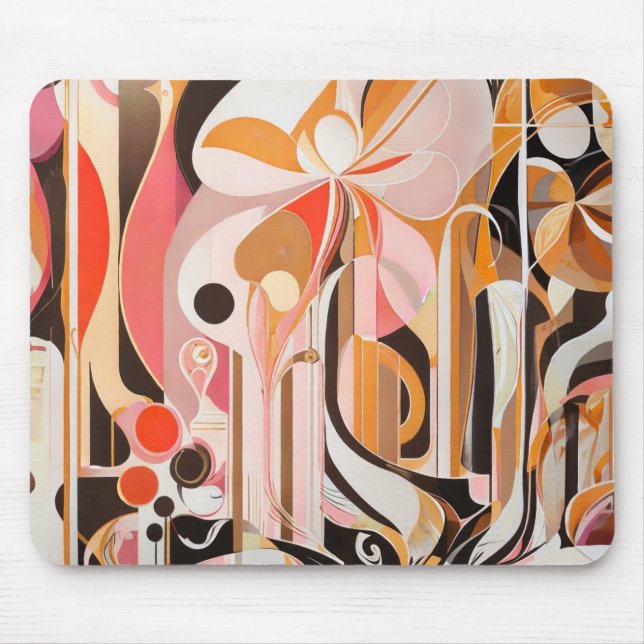 Mousepad "Sinfonia de Abstrato Garden" (Frente)