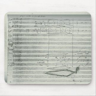 Mousepad Sinfonia de Beethoven 9a, manuscrito da música