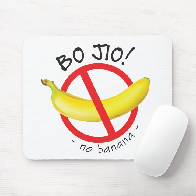 Mousepad Singapura - Bo Jio - Sem Convite, Sem Banana (Com mouse)