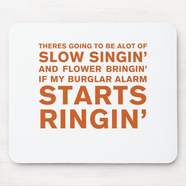 Mousepad Singin lento (Frente)