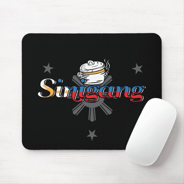 Mousepad Sinigang Filipinas Comida filipina (Com mouse)