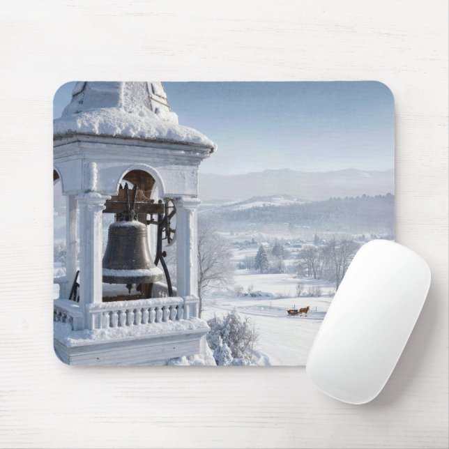 Mousepad Sino da Igreja Coberto de Neve (Com mouse)