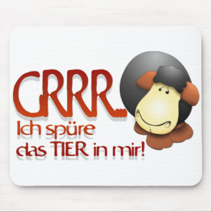 Mousepad Sinto o animal dentro de mim!