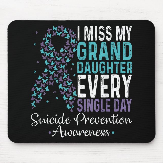 Mousepad Sinto Saudade Da Minha Netos Todos Os Dias Suicídi (Frente)