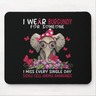 Mousepad Sinto saudades de cada solteiro de Anemia das Célu