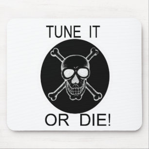 Mousepad Sintonize Ou Diminua O Crânio Do Círculo
