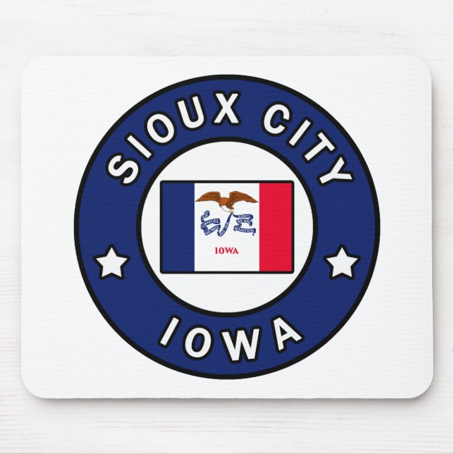 Mousepad Sioux City Iowa (Frente)