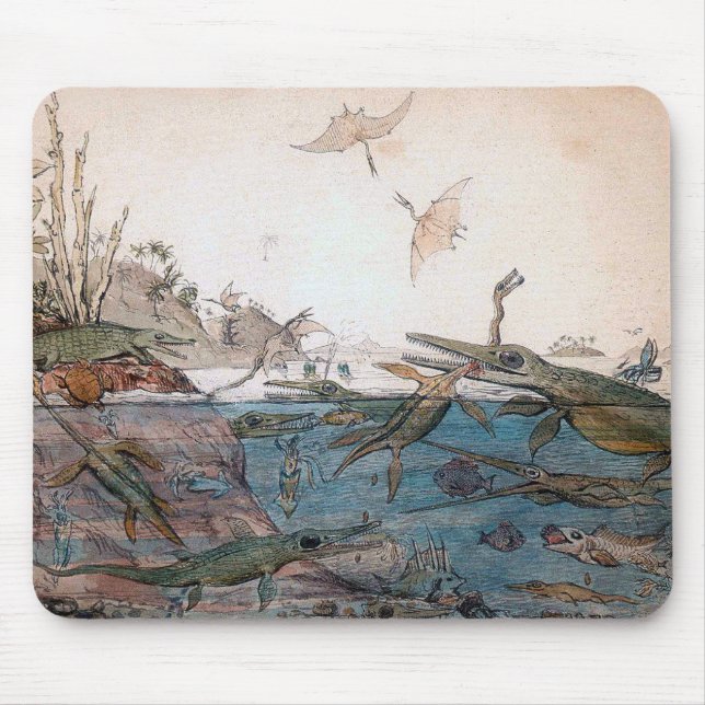 Mousepad Sir Henry Thomas De la Beche " Duria Antiquior " (Frente)