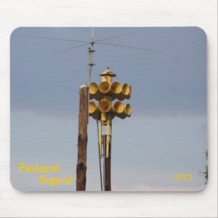 Mousepad Sirene federal do fogo do sinal 3T22