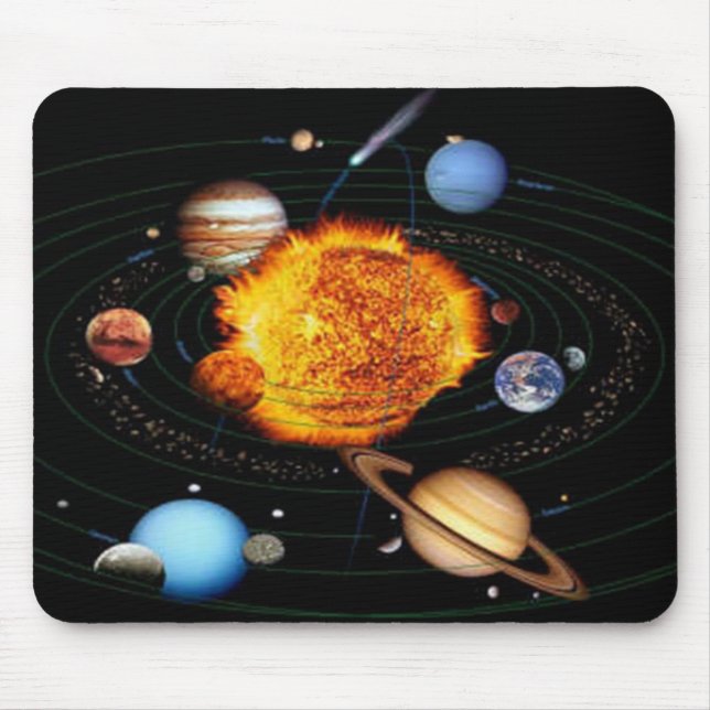 Mousepad sistema solar (Frente)