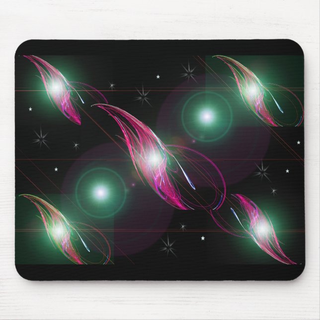 Mousepad Sistema solar da fantasia iluminado (Frente)