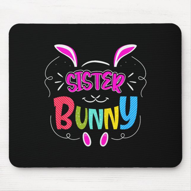 Mousepad Sister Bunny Premium Tri-blend  (Frente)