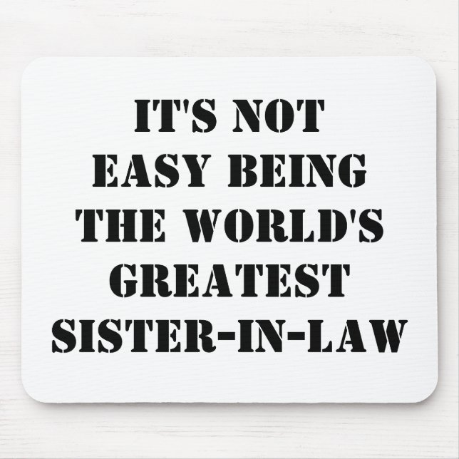 Mousepad Sister-In-Law (Frente)