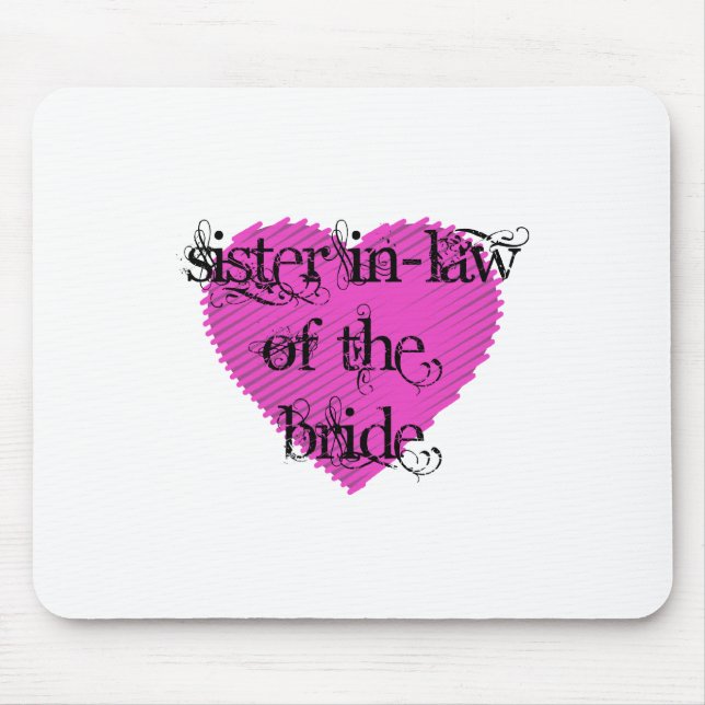 Mousepad Sister In-Law da Noiva (Frente)