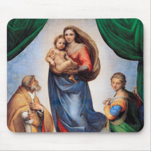 Mousepad Sistine Madonna, Raphael