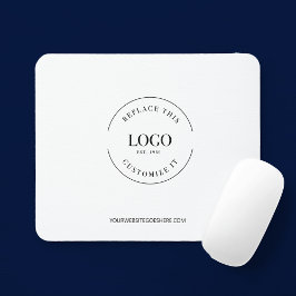 Mousepad Site de logotipo de empresa personalizado simples