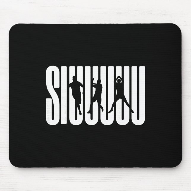 Mousepad Siuuu Soccer Lovers Present For Fan Kid's Boys  (Frente)
