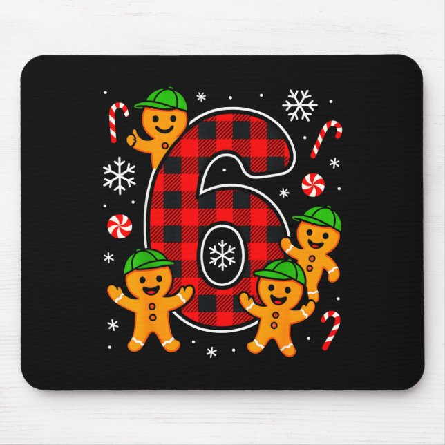 Mousepad Six Seven 6 7 Meme Christmas Matching Couple Boy G (Frente)