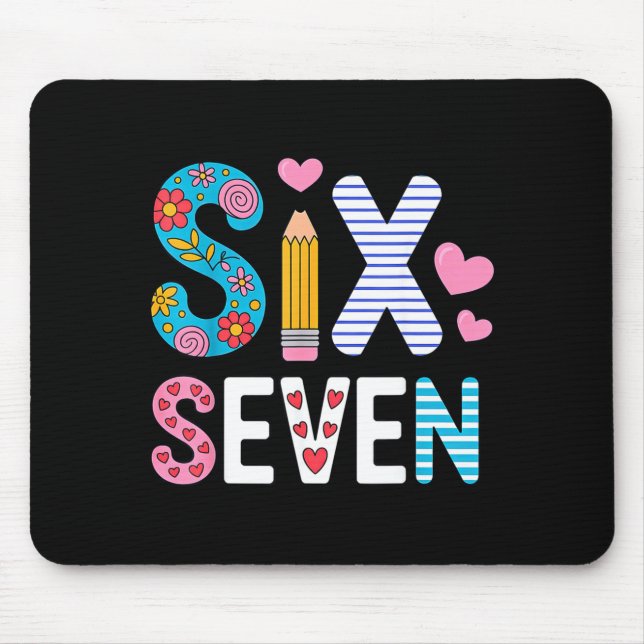 Mousepad Six Seven 6 7 Meme Teacher  (Frente)