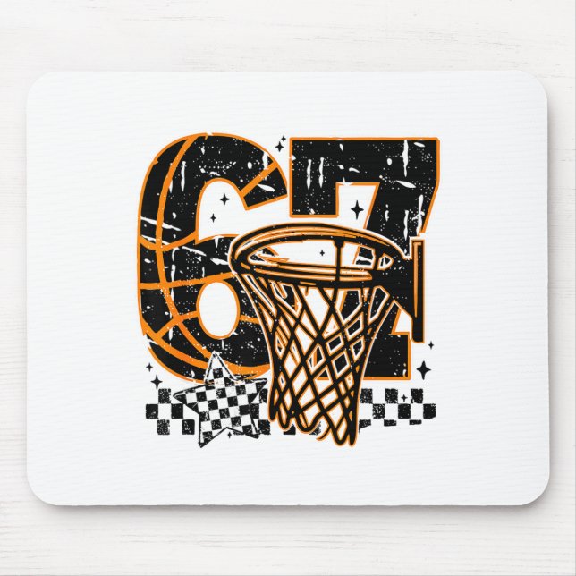 Mousepad Six Seven Basketball, Funny 67 Basketball, Retro G (Frente)