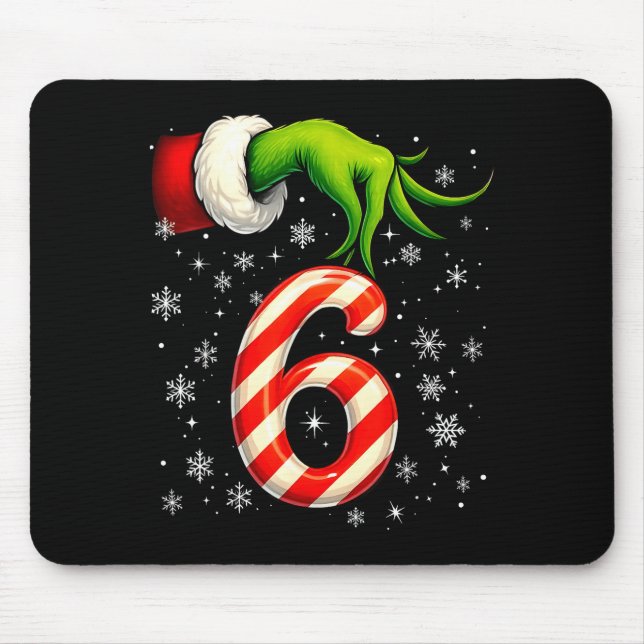 Mousepad Six Seven Funny Christmas Couple Matching Meme  (Frente)