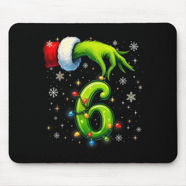 Mousepad Six Seven Funny Christmas Meme Couple Matching  (Frente)