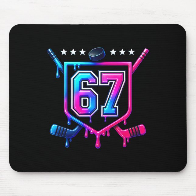 Mousepad Six Seven Hockey Drip  (Frente)