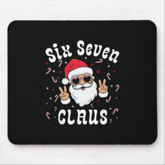 Mousepad Six Seven Santa Claus Funny 67 Christmas Meme Boys