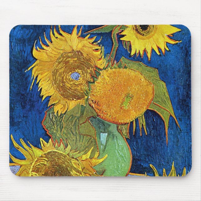 Mousepad Six Sunflowers, Van Gogh (Frente)