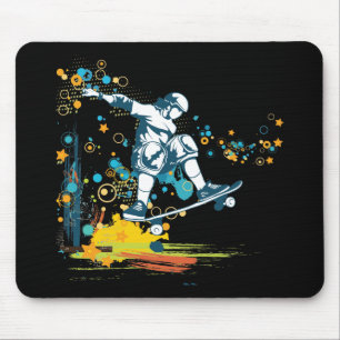 Mousepad sk8er vetor skateboarder