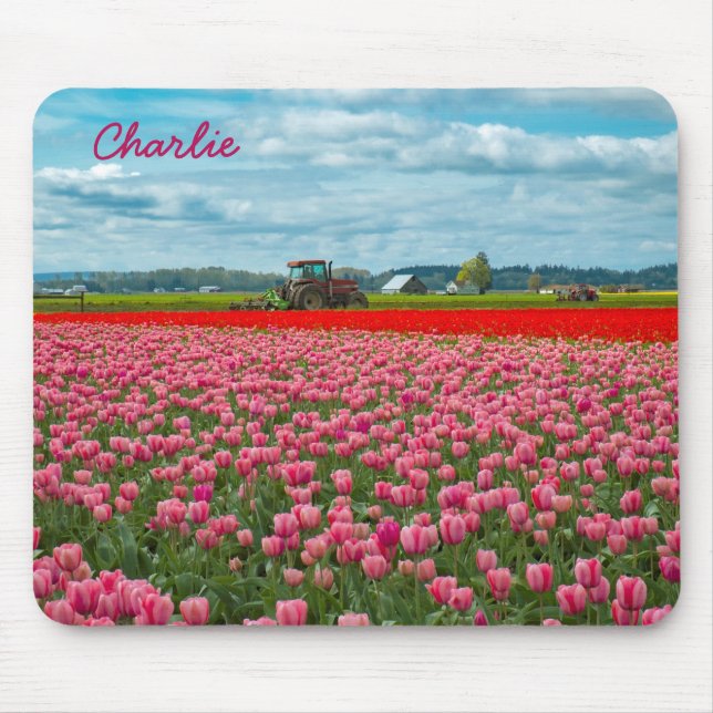 Mousepad Skagit Valley Tulip Primavera (Frente)