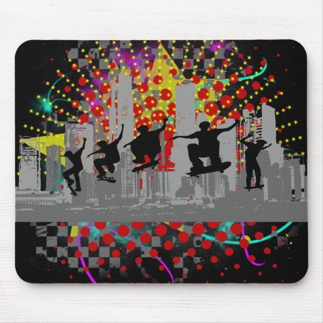 Mousepad Skate da Cidade (Frente)