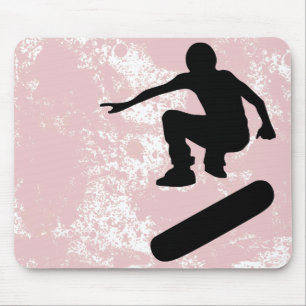 Mousepad skate. silhuetas.