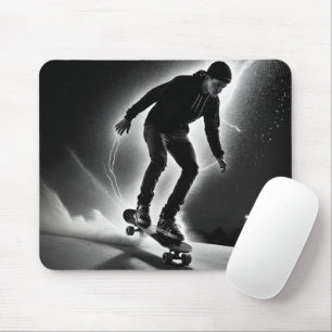 Mousepad Skateboard Boy with Lightning