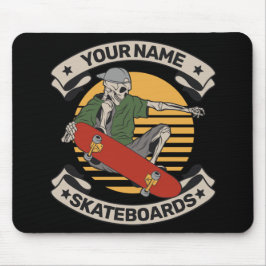 Mousepad Skateboard Personalizada Pega Pele Prendendo Pele