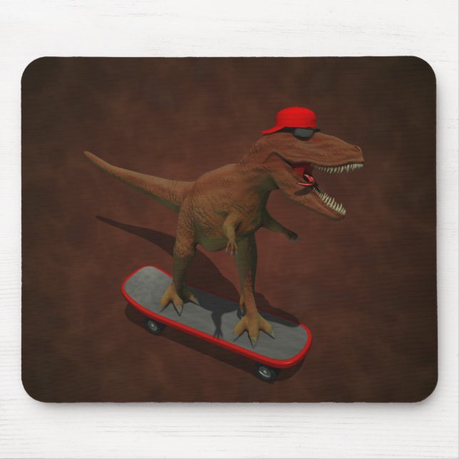 Mousepad Skateboarding de T Rex (Frente)