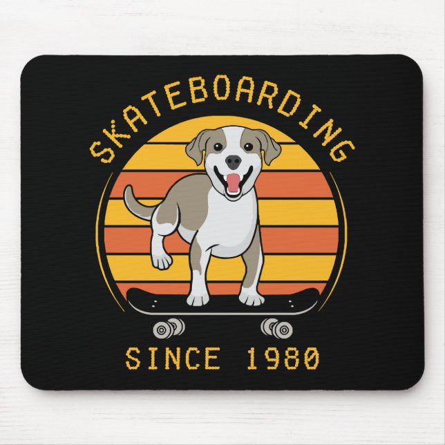 Mousepad Skateboarding Desde 1980 (Frente)