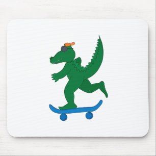 Mousepad Skater Crocodile