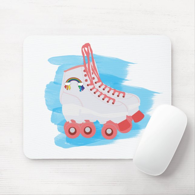Mousepad Skates de cilindro com barra de cores d'água (Com mouse)