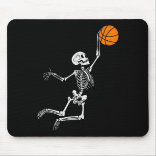 Mousepad Skeleton Basball Halloween Figurume Mens Boys Te