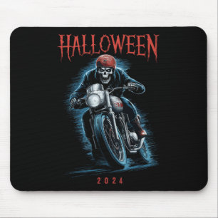 Mousepad Skeleton Biker Sobre O Dia Das Motocicletas 2024 S