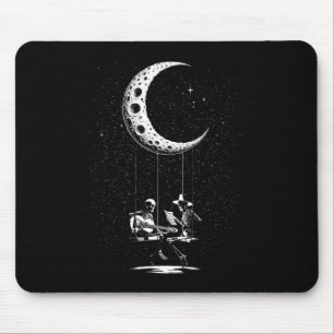 Mousepad Skeleton Casal Moon tocando violão