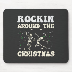 Mousepad Skeleton Christmas Dance