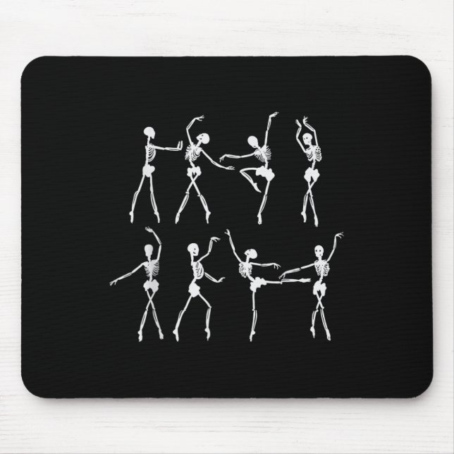 Mousepad Skeleton Costume Ballerinas Balé Dance Cute Hall (Frente)