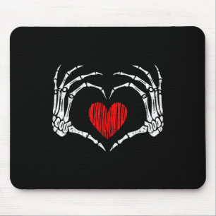 Mousepad Skeleton Dia de os namorados de Mão Engraçado Mulh