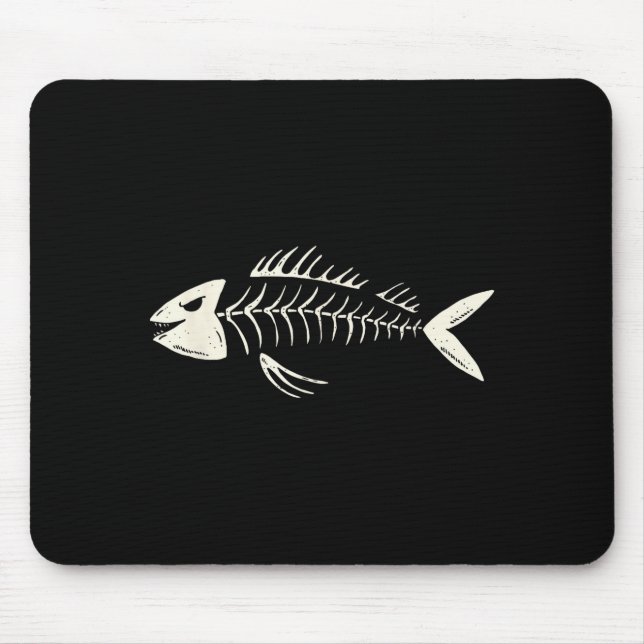 Mousepad Skeleton Fish Bone Collectors  (Frente)