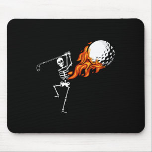 Mousepad Skeleton Golf Dia de as Bruxas engraçado Costume G