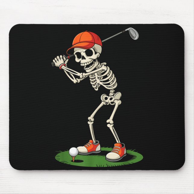 Mousepad Skeleton Golf Halloween Costume Funny Boys Toddler (Frente)