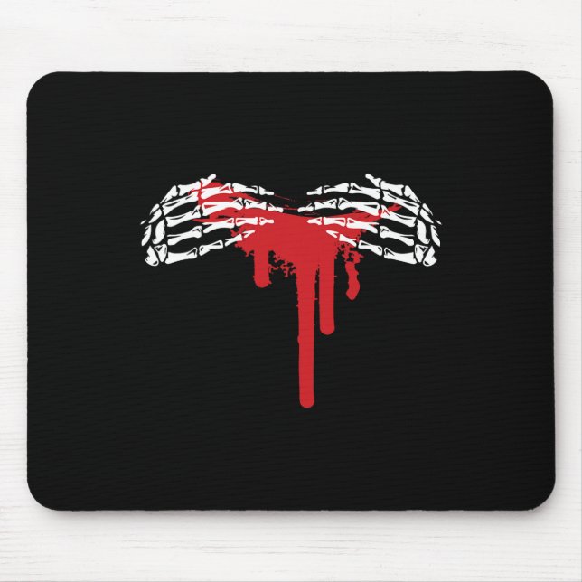 Mousepad Skeleton Halloween Figurume Gótico Gótico (Frente)