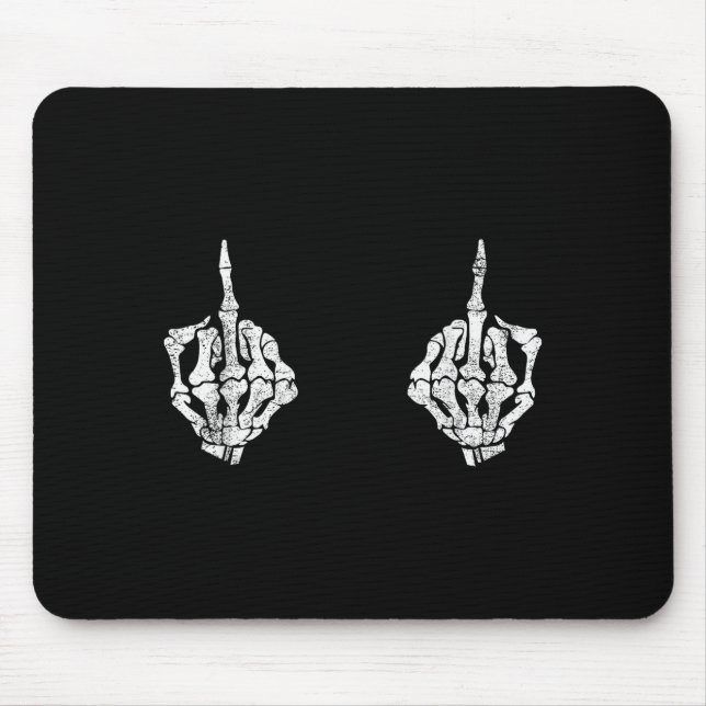 Mousepad Skeleton Hands On S Funny Soky Halloween Costume  (Frente)